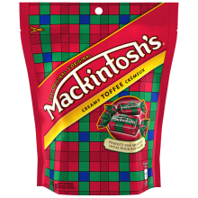 MACKINTOSH Creamy Toffee Bites, Resealable Bag, 246 grams.