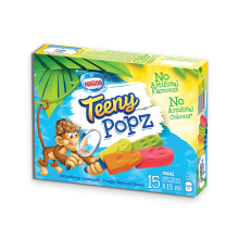 TEENY POPZ, Frozen Ice Pops, Multipack, 15 x 15 ml