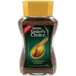 NESCAFÉ Taster's Choice Decaf Coffee, 100 grams.