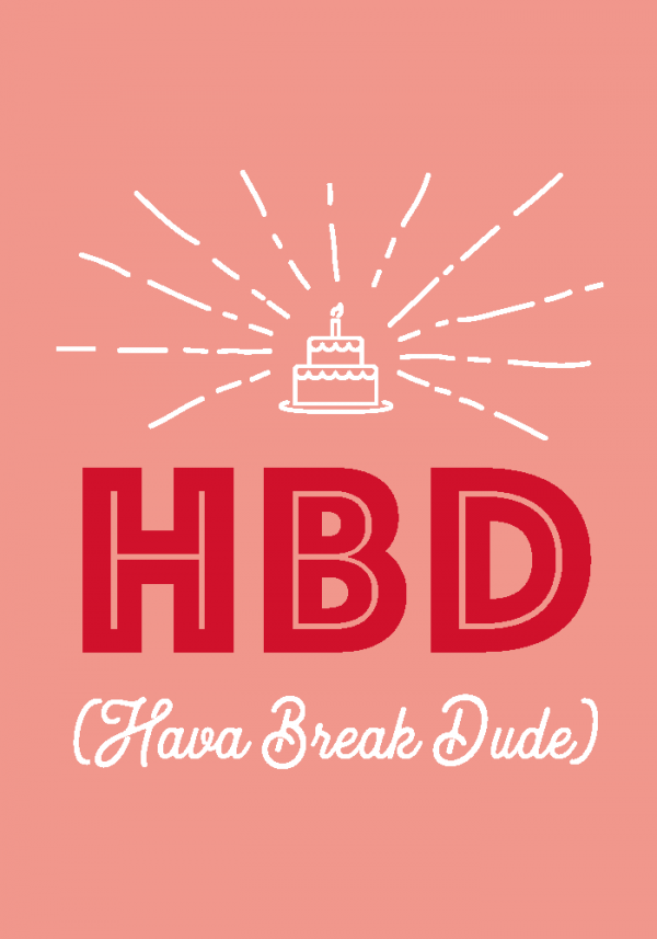 Title text placeholder JOYEUX ANNIVERSAIRE - CARTE DE VOEUX. Faites leur journée avec une édition spéciale de KITKAT qui dit "vous êtes spécial!"