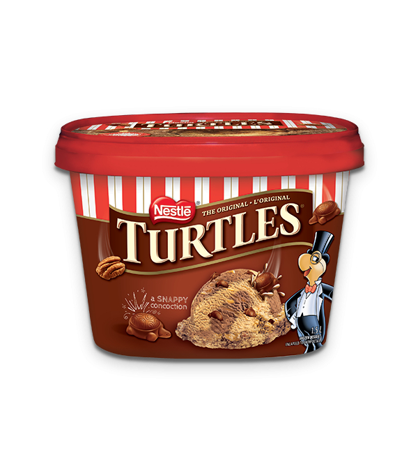 Title text placeholder TURTLES Ice Cream, 1.5 Litre.