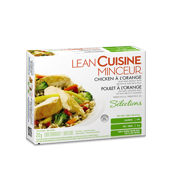 Title text placeholder LEAN CUISINE Poulet L'Orange, 212 grammes.