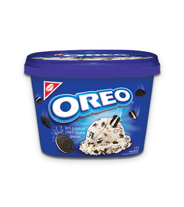 Title text placeholder OREO Ice Cream, 1.5 Litre.