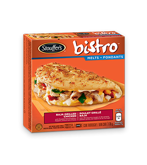 Title text placeholder STOUFFERS BISTRO Melts Baha Grilled Chicken
