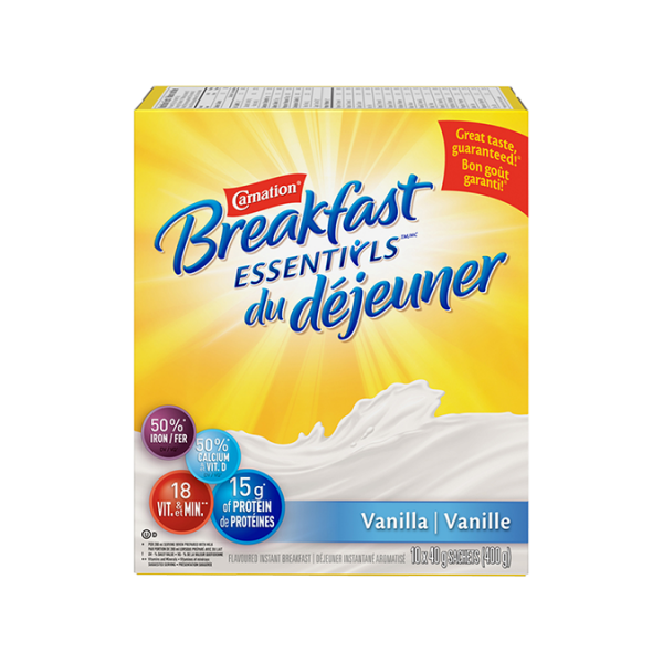 Carnation Breakfast Essentials Strawberry Powder 400g Nestlé Canada