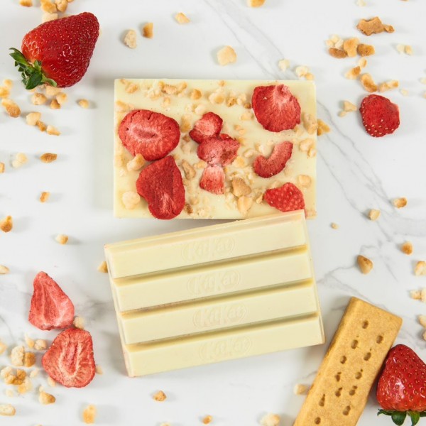 Title text placeholder KIT KAT Chocolatory Spring Shortcake Edition Limitée Saveur
