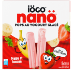 IOGO Nano Fraise et banane Pops