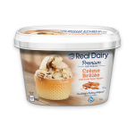 REAL DAIRY Crème Brûlée with burnt sugar ripple Ice Cream, 1.5 Litre