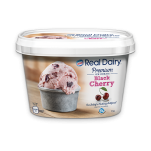 REAL DAIRY Black Cherry Ice Cream, 1.5 Litre.