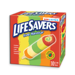 LIFESAVERS Pops, 10 x 65 ml. Cherry, Lemon, Lime, Orange and Pineapple- flavoured ice pop!