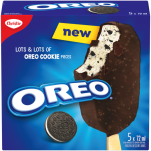 CHRISTIE OREO Frozen Dessert Bars, 5 x 72 ml