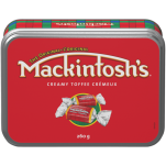 MACKINTOSH Creamy Toffee Tin, 260 grams.