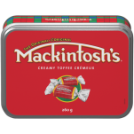 MACKINTOSH Creamy Toffee Tin, 260 grams.