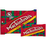MACKINTOSH Toffee 4 bar multipack, 4 x 25 grams.