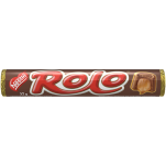 ROLO, smooth chocolate and caramel pieces, 52 grams.