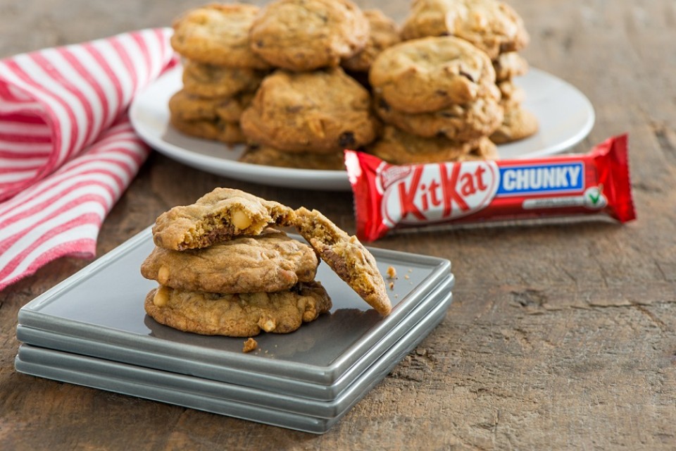 KIT KAT Chunky Sweet ‘n’ Salty Chocolate Cookies recipe.