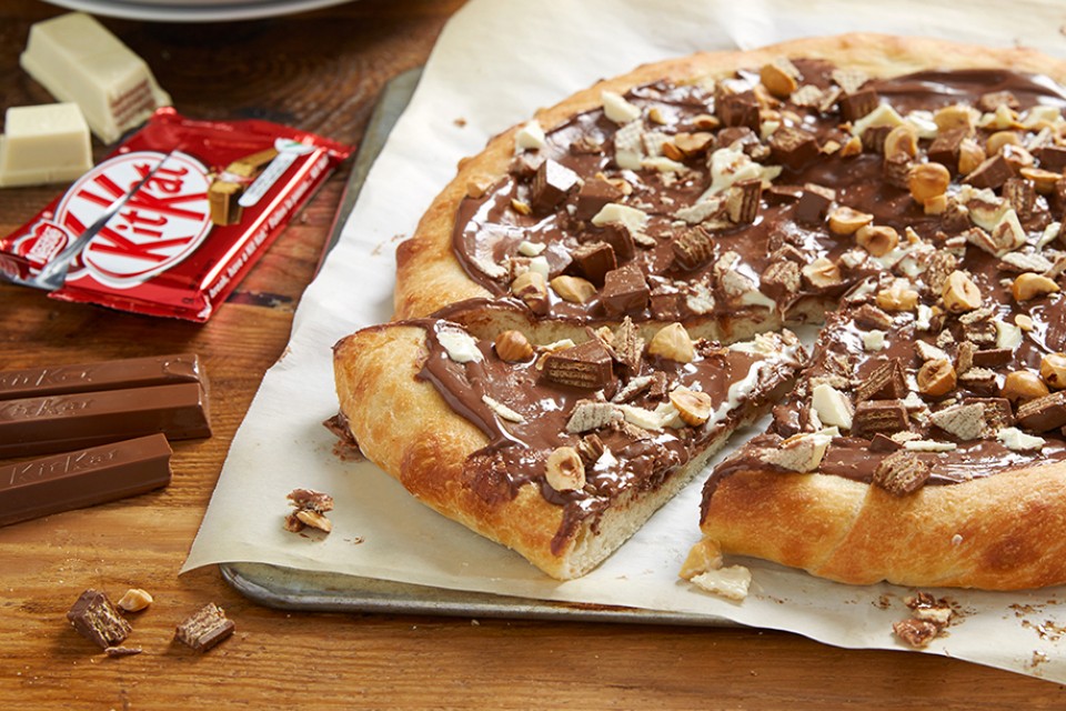Recette de pizza KIT KAT chocolatée