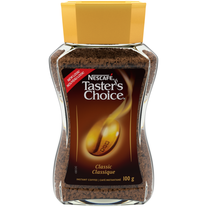 NESCAFÉ Taster's Choice Classic Instant Coffee, 100 grams.