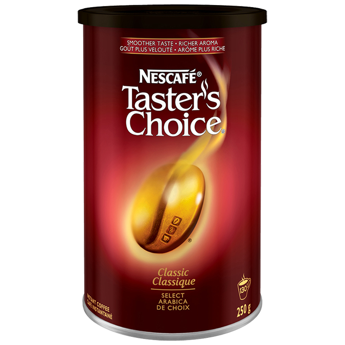 NESCAFÉ Taster's Choice Classic Instant Coffee, 250 grams.